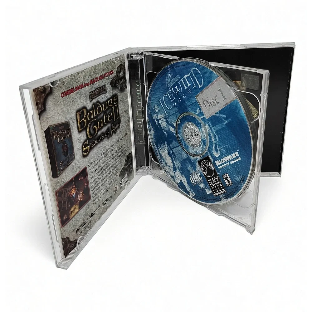 Icewind Dale PC Game 2-Disc Jewel Case Isle Studios RPG Dungeons Dragons